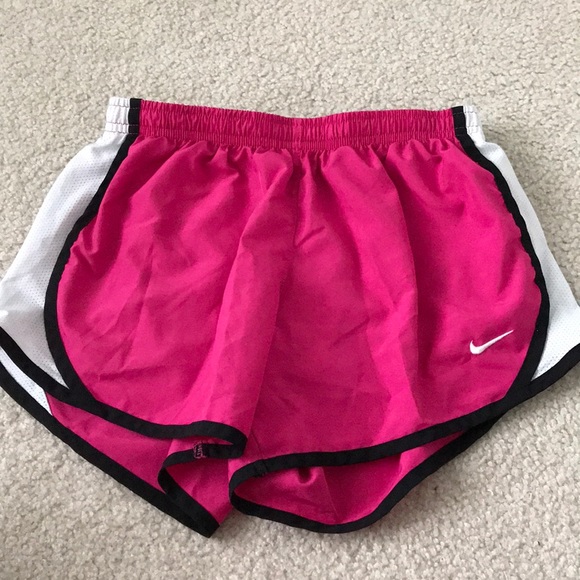 Pink, white and black nike shorts - Picture 1 of 1